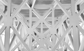 Truss support structure for bridge